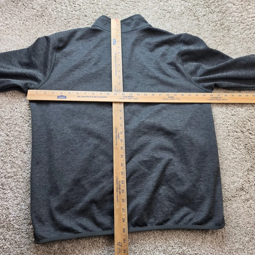 The North Face Quarter Zip Fleece Mens XL Gray Empress 1908 Gin Outdoor Athletic